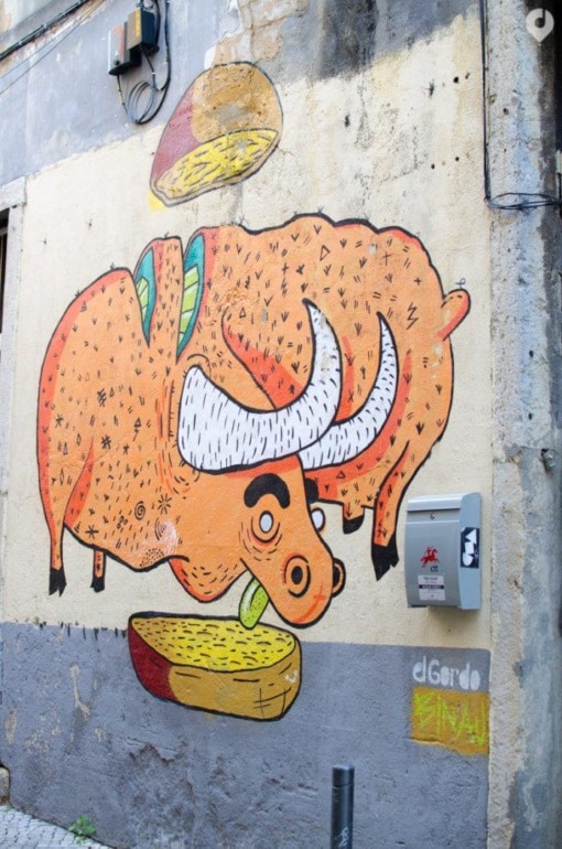 Streetart in Lissabon