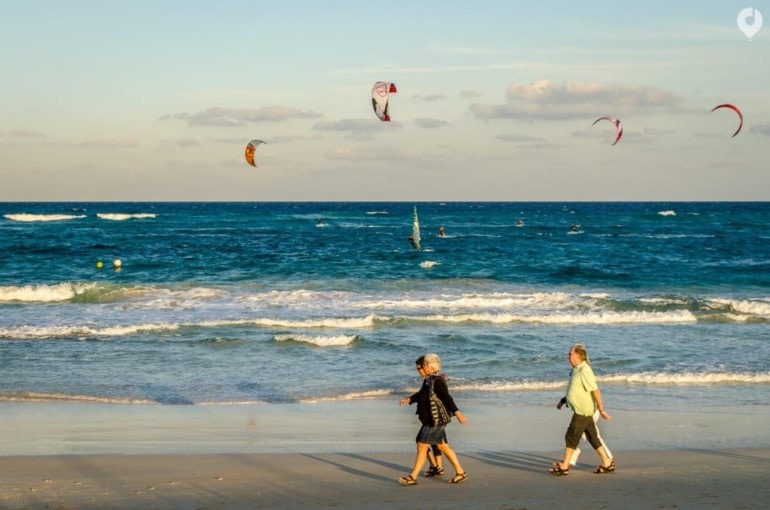Fuerteventura Highlights - Strand am Flag Beach Windsurf Centre Corralejo