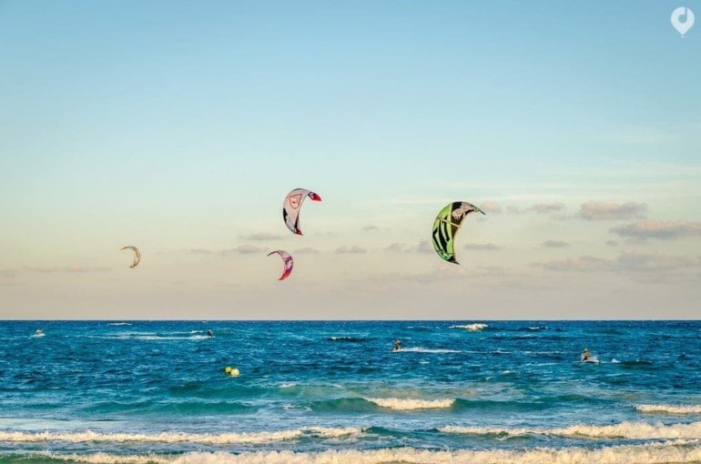 Fuerteventura Highlights - Strand am Flag Beach Windsurf Centre Corralejo