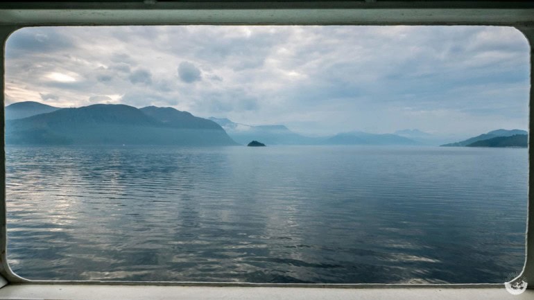 Auf der Fähre in Norwegen