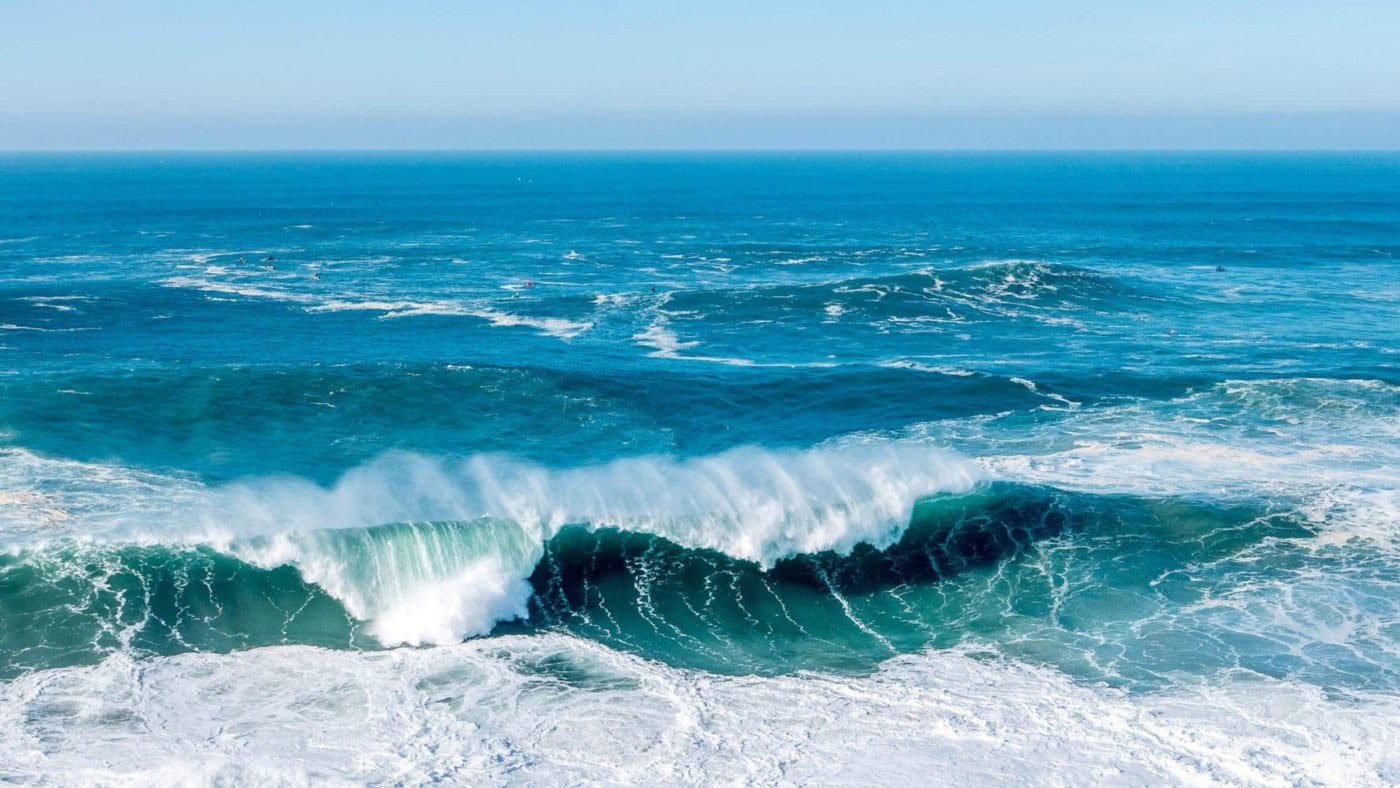 Big Wave Surf Challenge in Nazaré, Portugal