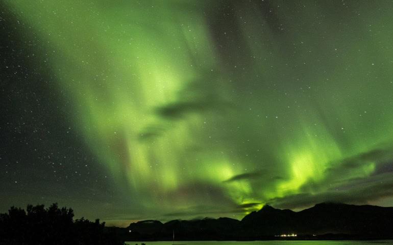 Vanlife in Norwegen: Nordlichter