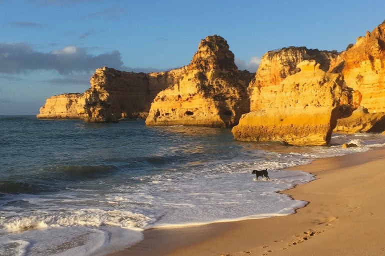 Praia da Marinha in Portugal