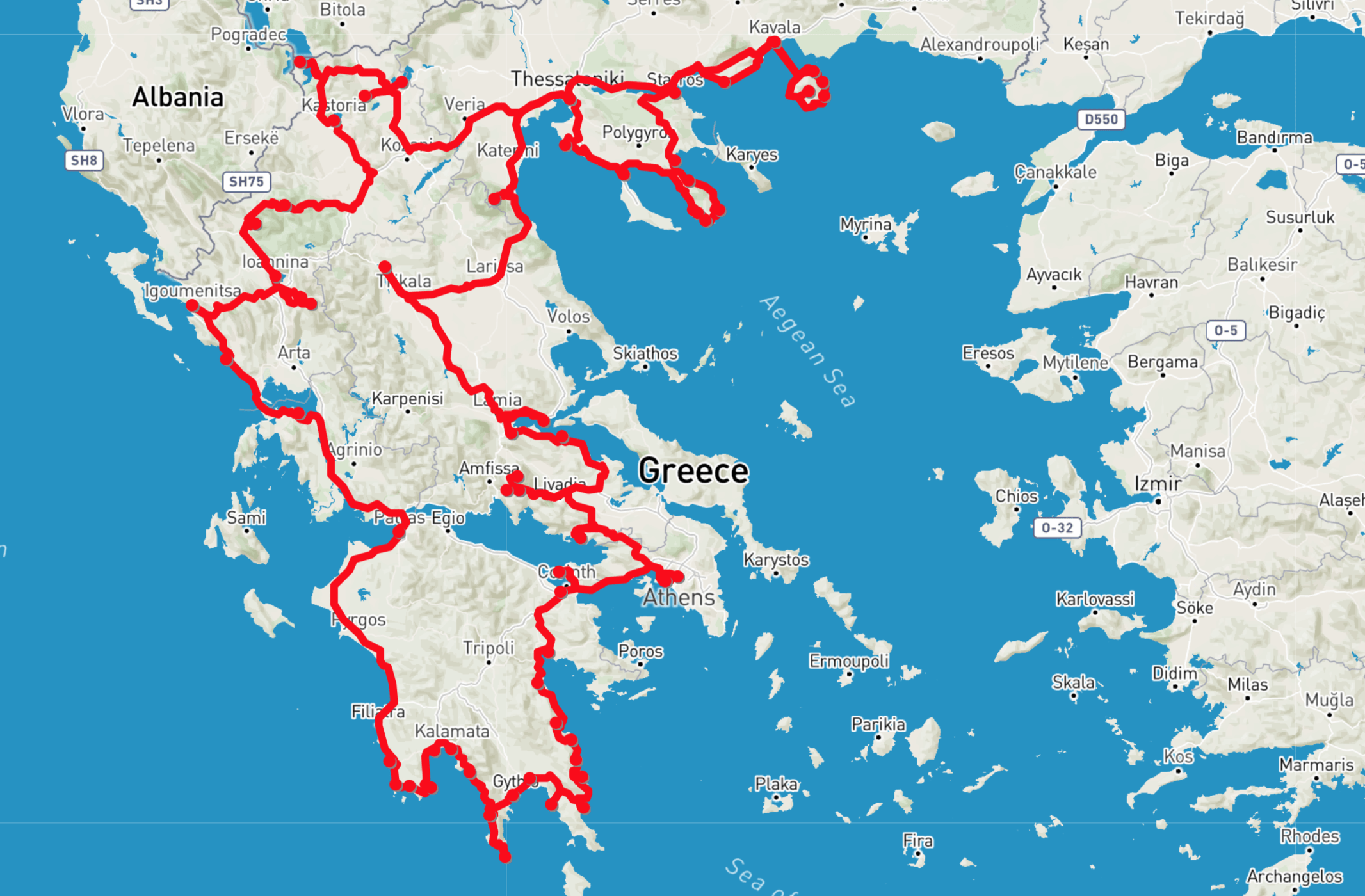 Griechenland Roadtrip